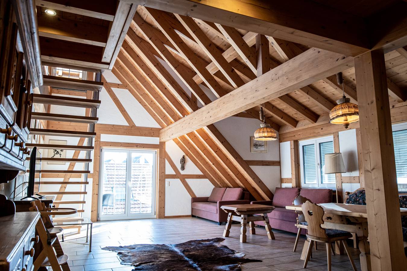 Ganze Ferienwohnung, Ferienwohnungen Lamm - Ferienwohnung 7, 2 Schlafzimmer, 1 Wohn-/Schlafzimmer, max. 9 Personen in Eigeltingen, Landkreis Konstanz