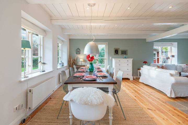 Ferienhaus für 6 Personen, mit Terrasse und Garten sowie Sauna und Ausblick in Osterhever - 3