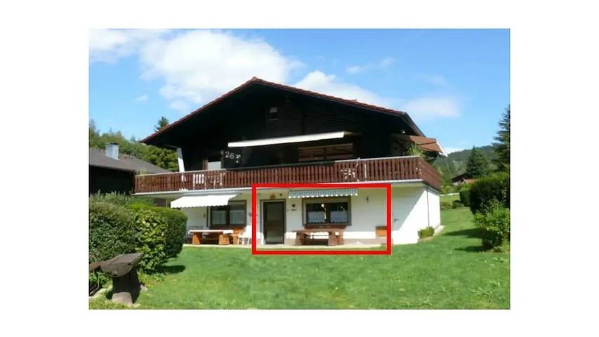 Ferienhaus für 2 Personen, mit Terrasse, mit Haustier