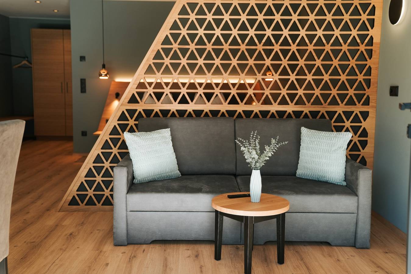 Ganzes Studio, Einzimmerapartment 'Garden Lodge Exclusive One' mit Bergblick, privater Terrasse und Wlan in Saltaus, St. Martin in Passeier