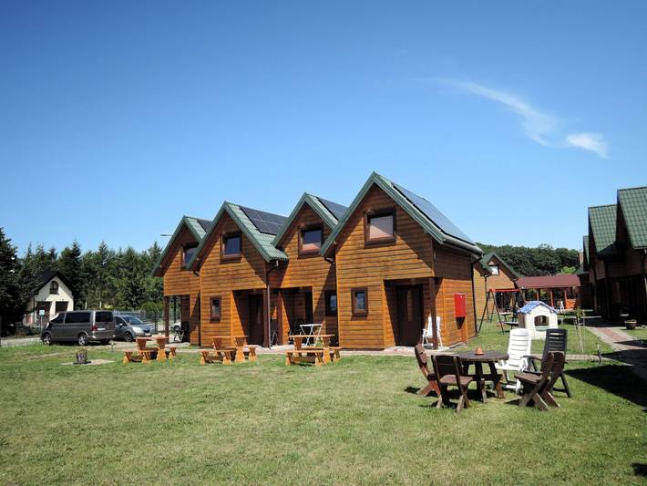 Ferienhaus für 4 Personen, mit Terrasse und Sauna in Polen