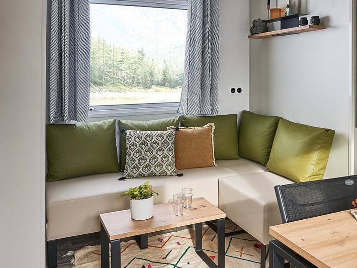 Camping Les Pres Hauts - Sites et Paysages  - Mobilheim 6 personen - Baronnies 3 Schlafzimmer in Sisteron, Forcalquier und Umgebung