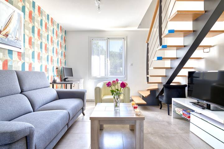 Location de vacances pour 9 personnes, avec jardin et terrasse dans Plage Pentrez - 4