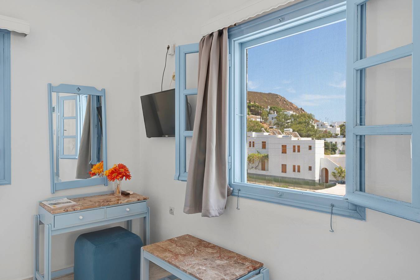 Maison de vacances 'Pico Bello Patmos 28' avec vue sur la mer, Wi-Fi et climatisation in Dodécanèse