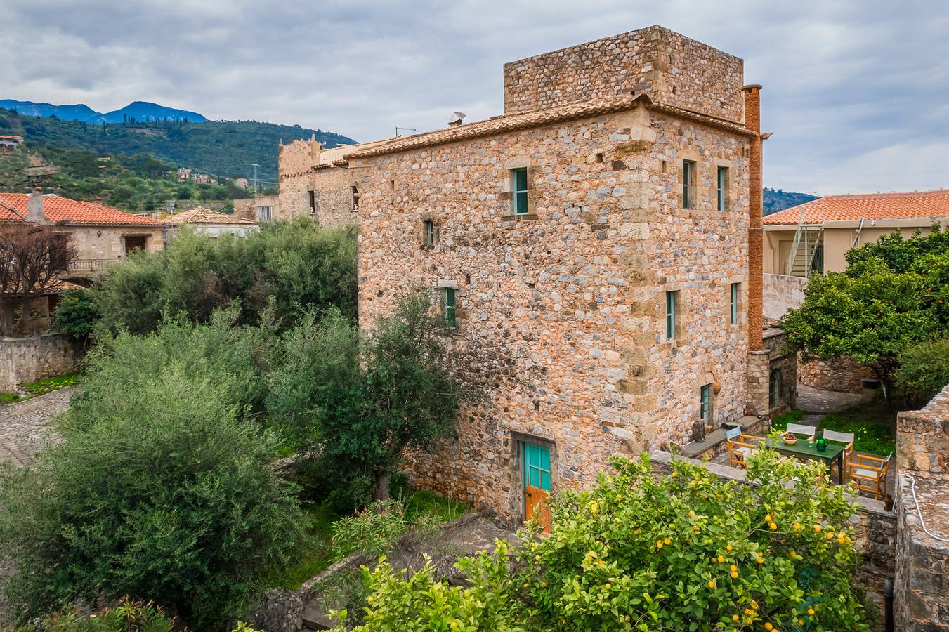 Villa Tahys in Kardamyli, Messenien
