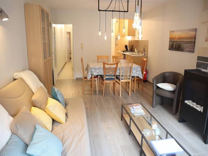 Vakantieappartement voor 4 personen, met terras in Nieuwpoort