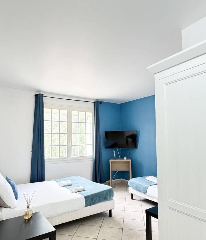 Appartement de vacances pour 3 personnes, avec Terrasse et Jardin