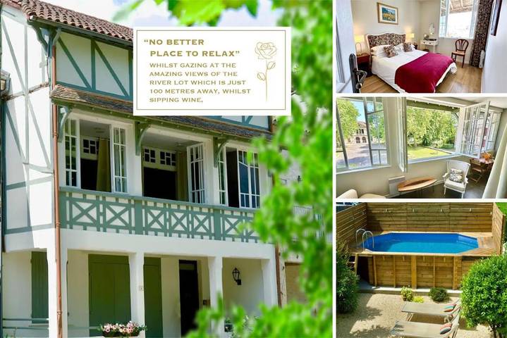 Maison de vacances pour 4 personnes, avec vue ainsi que piscine et jardin