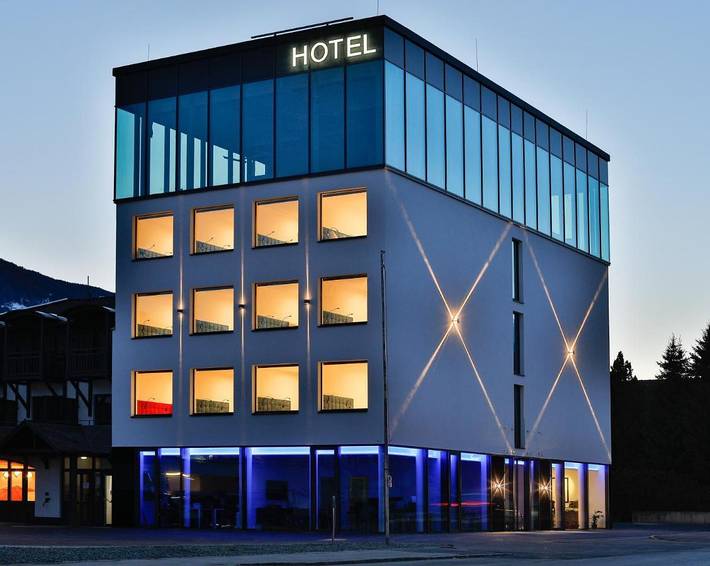 Hotel für 2 Personen, mit Balkon und Terrasse sowie Sauna und Ausblick