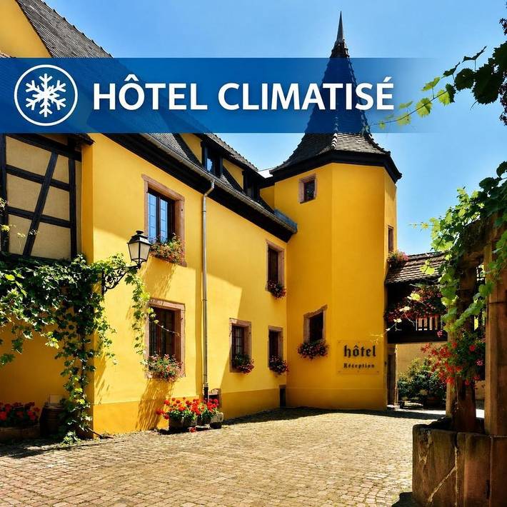 Hôtel pour 2 personnes, avec Terrasse ainsi que Jardin et Sauna à Kientzheim