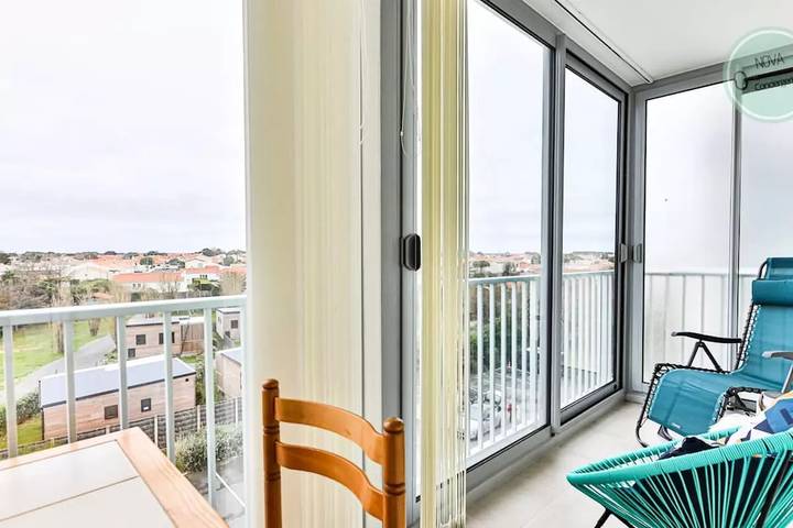 Gîte pour 2 personnes, avec balcon dans Sion-sur-l'Océan