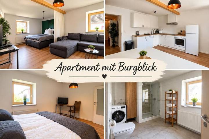 Ferienwohnung für 4 Personen, mit Balkon und Ausblick in Burglengenfeld