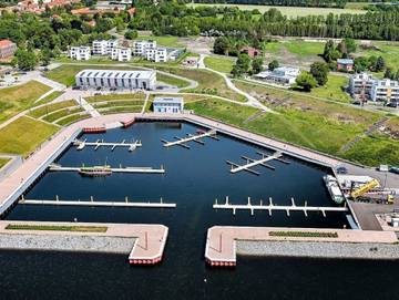 Ferienwohnung für 9 Personen, mit Seeblick und Ausblick sowie Terrasse im Lausitzer Seenland