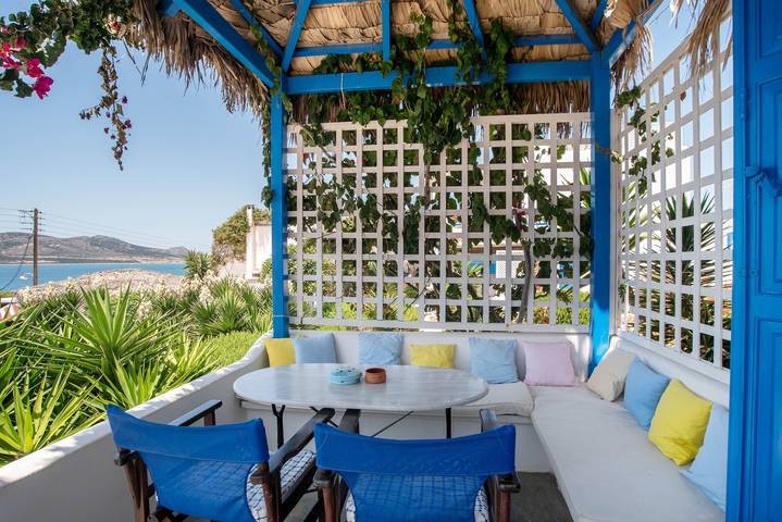 Gîte pour 5 personnes, avec Balcon et Jacuzzi ainsi que Jardin et Bassin pour enfant dans Antiparos - 4