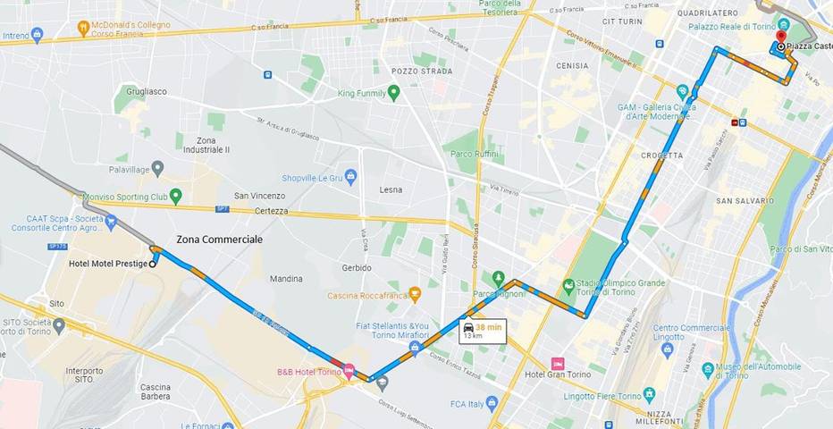 Hôtel pour 2 personnes, avec jardin, animaux acceptés à Grugliasco - 2