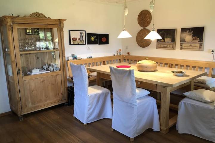 Ferienhaus für 6 Personen, mit Garten und Balkon