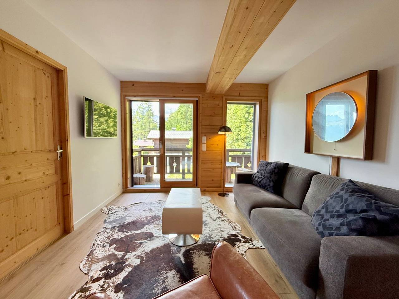 Appartement entier, Appartement avec parking, animaux Ok - 6 pers., vue montagne in Notre-Dame-de-Bellecombe, Région d'Albertville