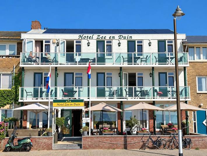 Hotel für 2 Personen, mit Balkon und Terrasse sowie Ausblick in Katwijk