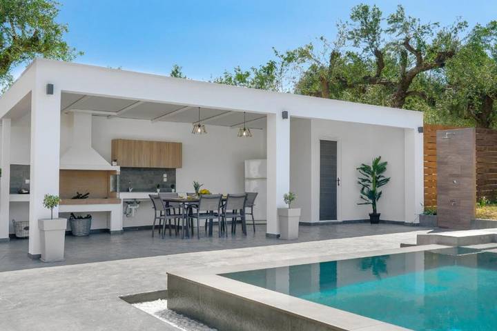 Villa für 8 Personen, mit Balkon und Garten in Laganas - 4