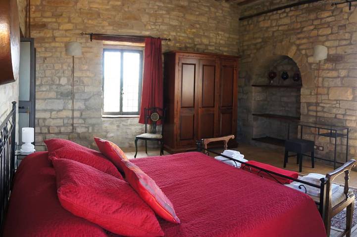 Berg Ansichten, Schloss in Gubbio Umbrien, 8 Schlafplätze, Jacuzzi, Garten in Gubbio, Umbrien