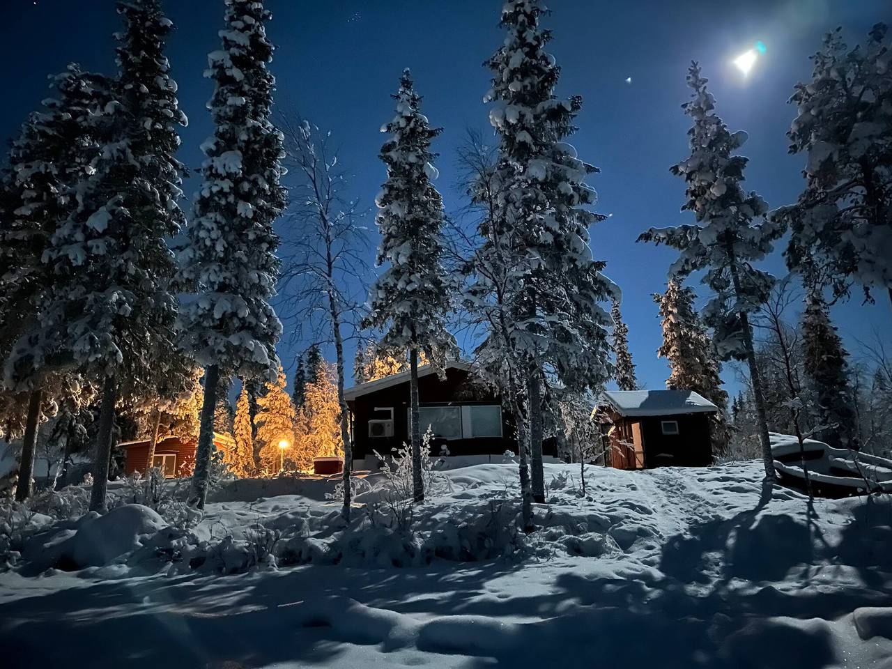Camp Caroli Familienhaus in Kiruna, Lappland (Schweden)
