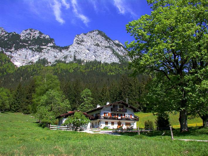 Haus Brandl - Doppelzimmer Nr. 3, 2 Personen mit Dusche/Wc/Balkon, Obergeschoss in Hintersee, Ramsau bei Berchtesgaden