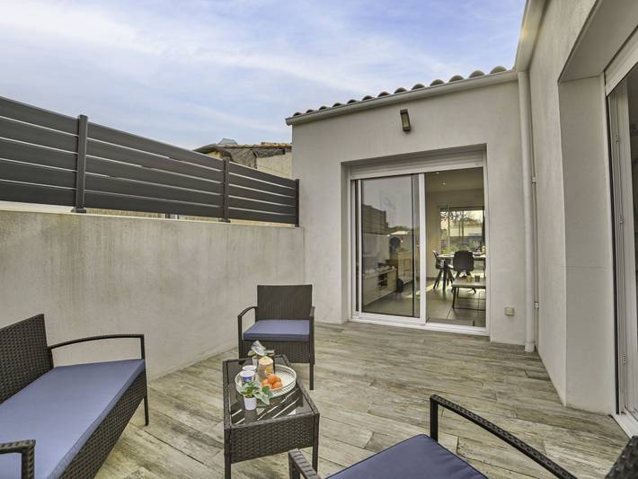 Location de vacances pour 6 personnes, avec terrasse et jardin à Le Grand-Village-Plage - 4