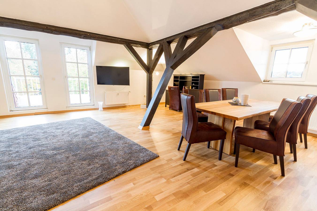 Ganze Ferienwohnung, Gutshof-Loft Sonnenschein in Klein Upahl, Naturpark Nossentiner/Schwinzer Heide