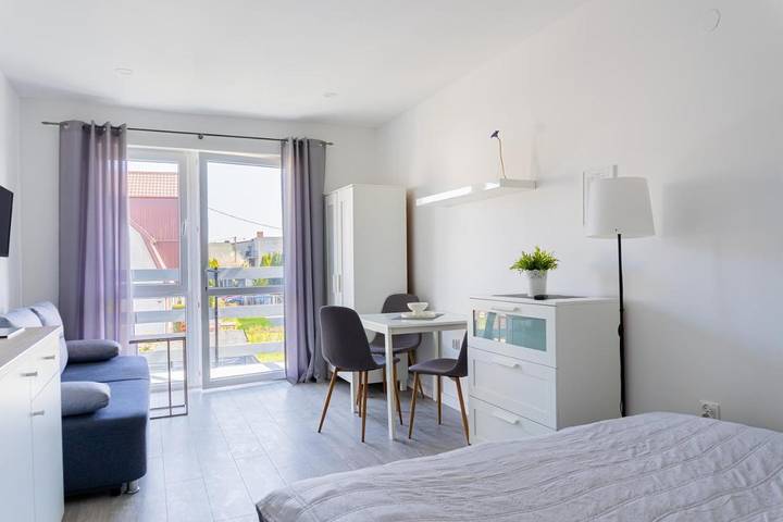 Apartament wakacyjny dla 2 osób, z Taras i Widok w Karwia