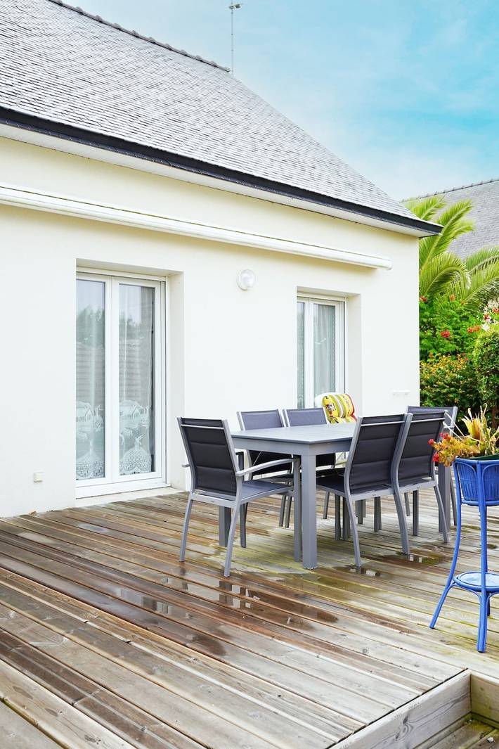 Ferienhaus für 6 Personen mit Garten in Riantec, Côte des Mégalithes