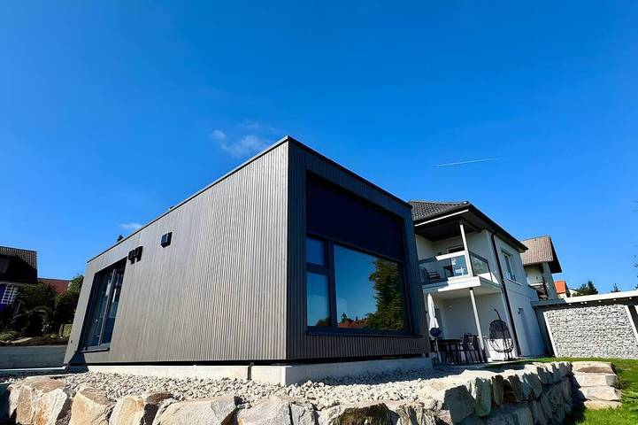 Ferienhaus für 4 Personen, mit Sauna und Garten sowie Terrasse in Seewald