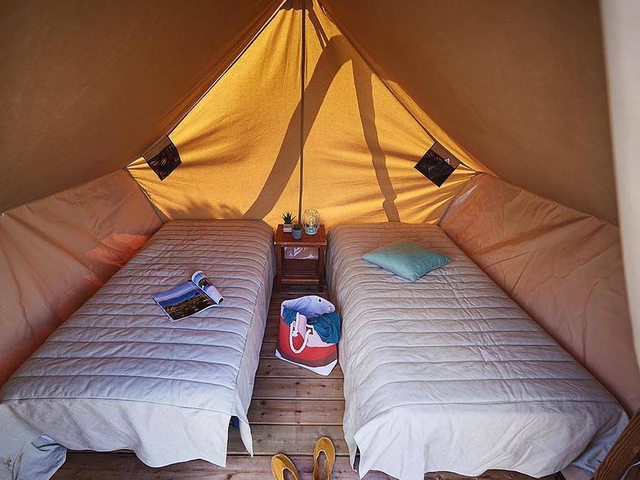 Camping La Cigaline - Tienda de campaña 2 personas - Tienda de Moorea in Montpon-Ménestérol, Périgord Blanc