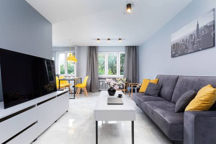 Apartament wakacyjny dla 4 osób, z widok na jezioro i balkon, Dla rodziny na Wielkopolska