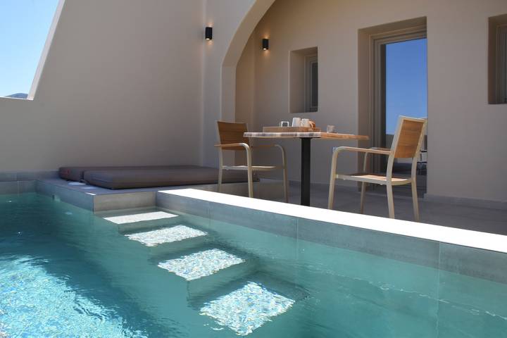 Casa vacanza per 2 persone, con Terrazza e Piscina in Santorini