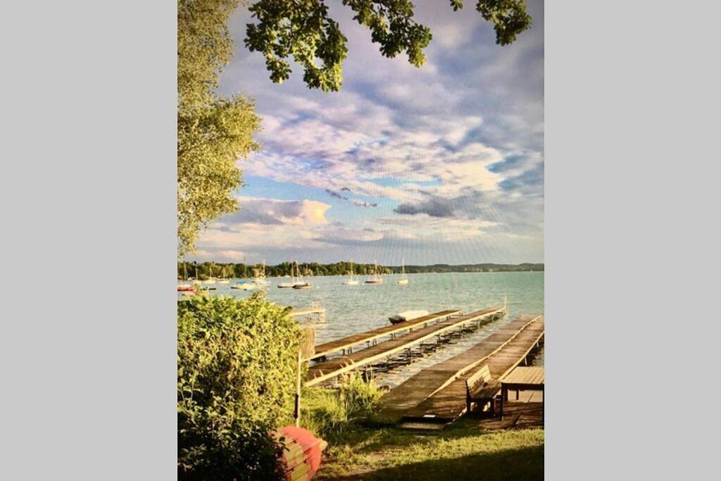 Ganze Wohnung, Apartment mit Seezugang am Wörthsee in Wörthsee, Ammersee