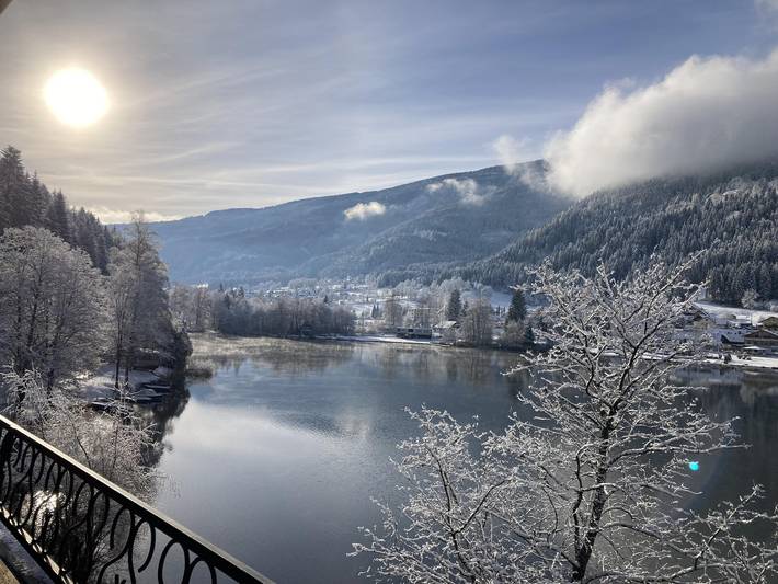 Pension für 4 Personen, mit Seeblick und Ausblick sowie Pool und Garten, mit Haustier in Kärnten - 4