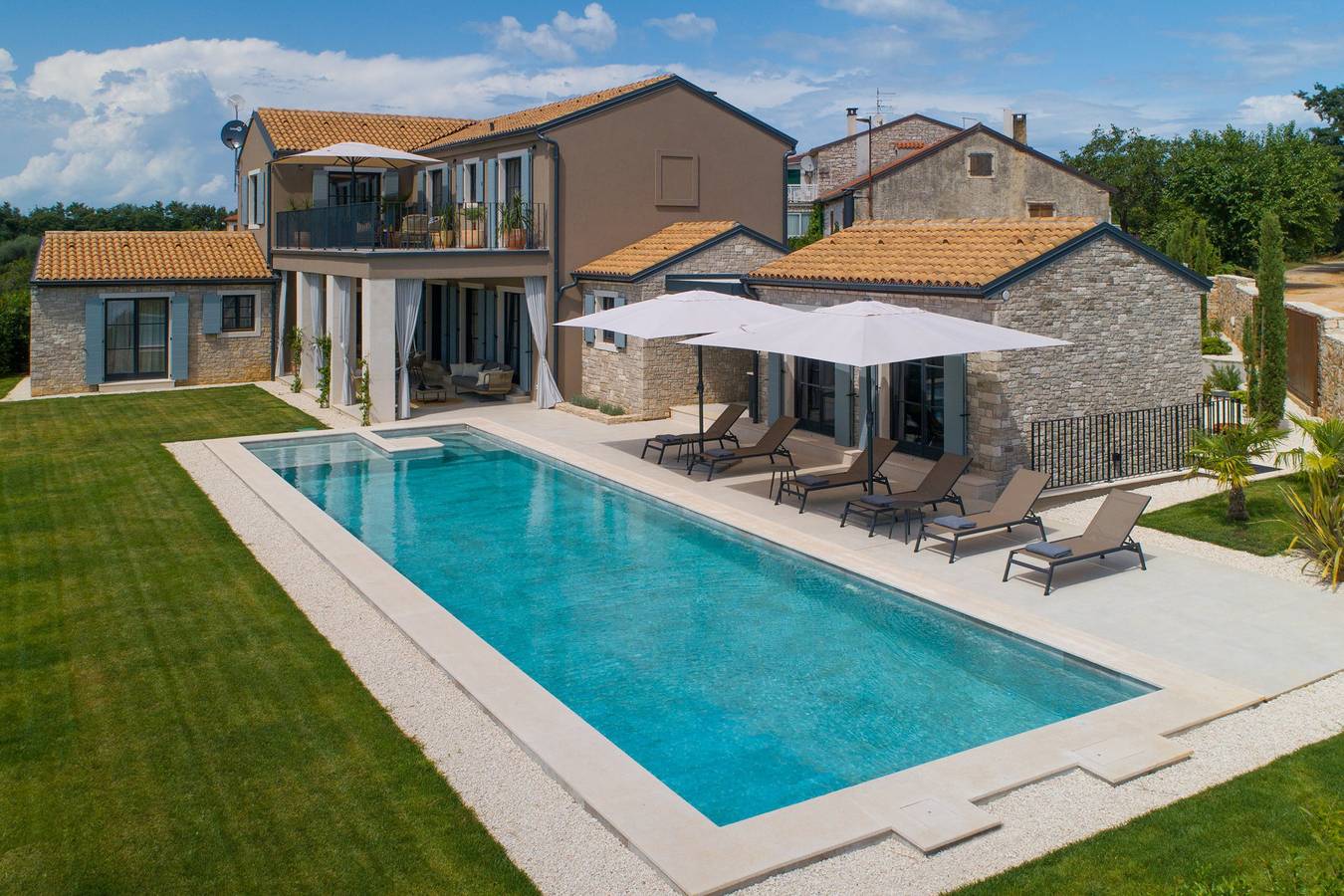 Villa Riposo mit Pool in Zambratija, Umag und Umgebung