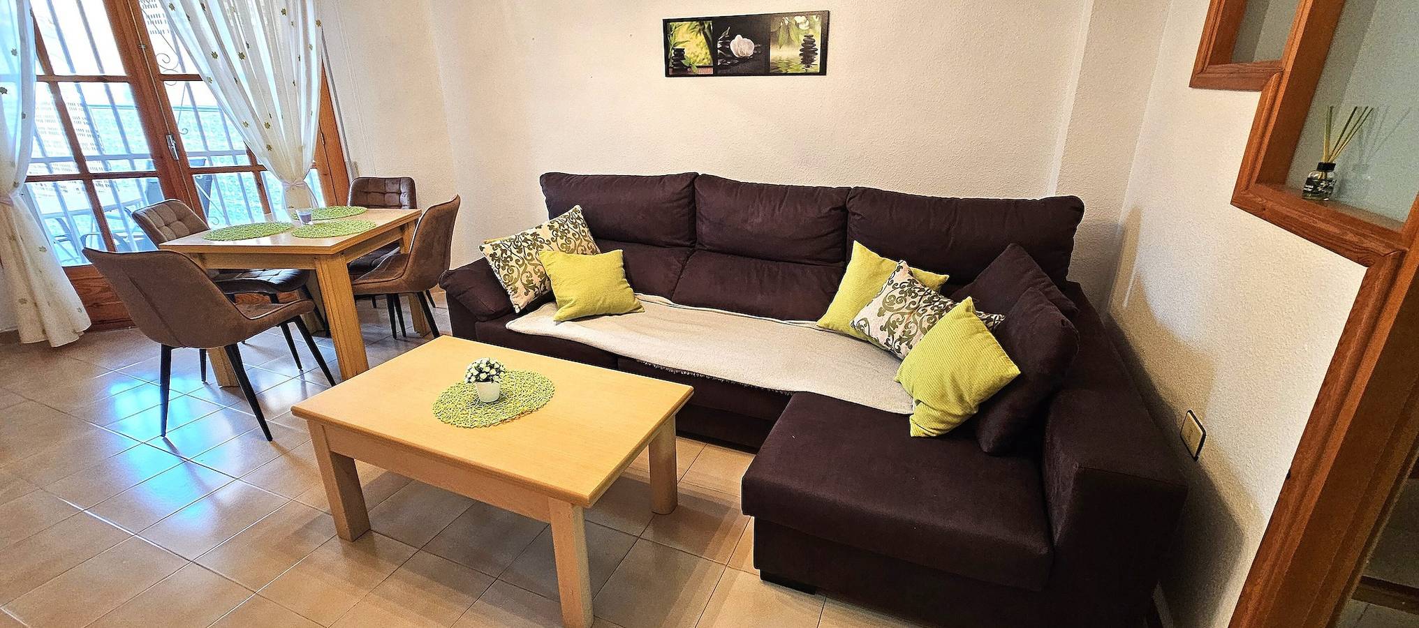 Vakantiehuis 'Marolesja' met Uitzicht op de Bergen, Wi-Fi en Airconditioning in Puerto de Mazarrón, Mazarrón