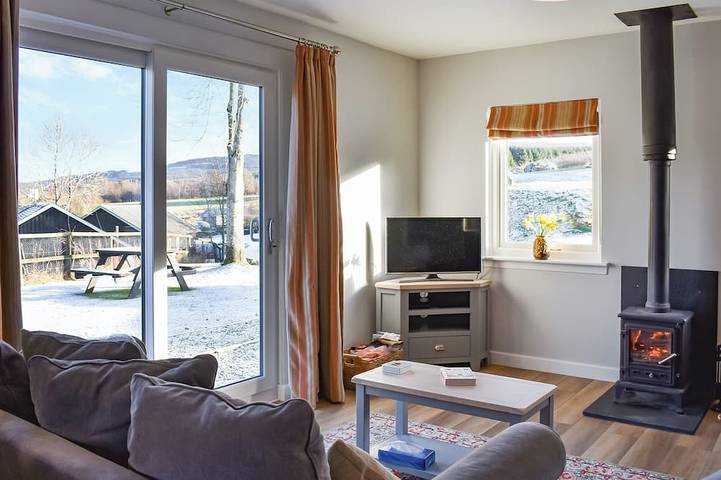 Log cabin for 4 people in Aberfeldy