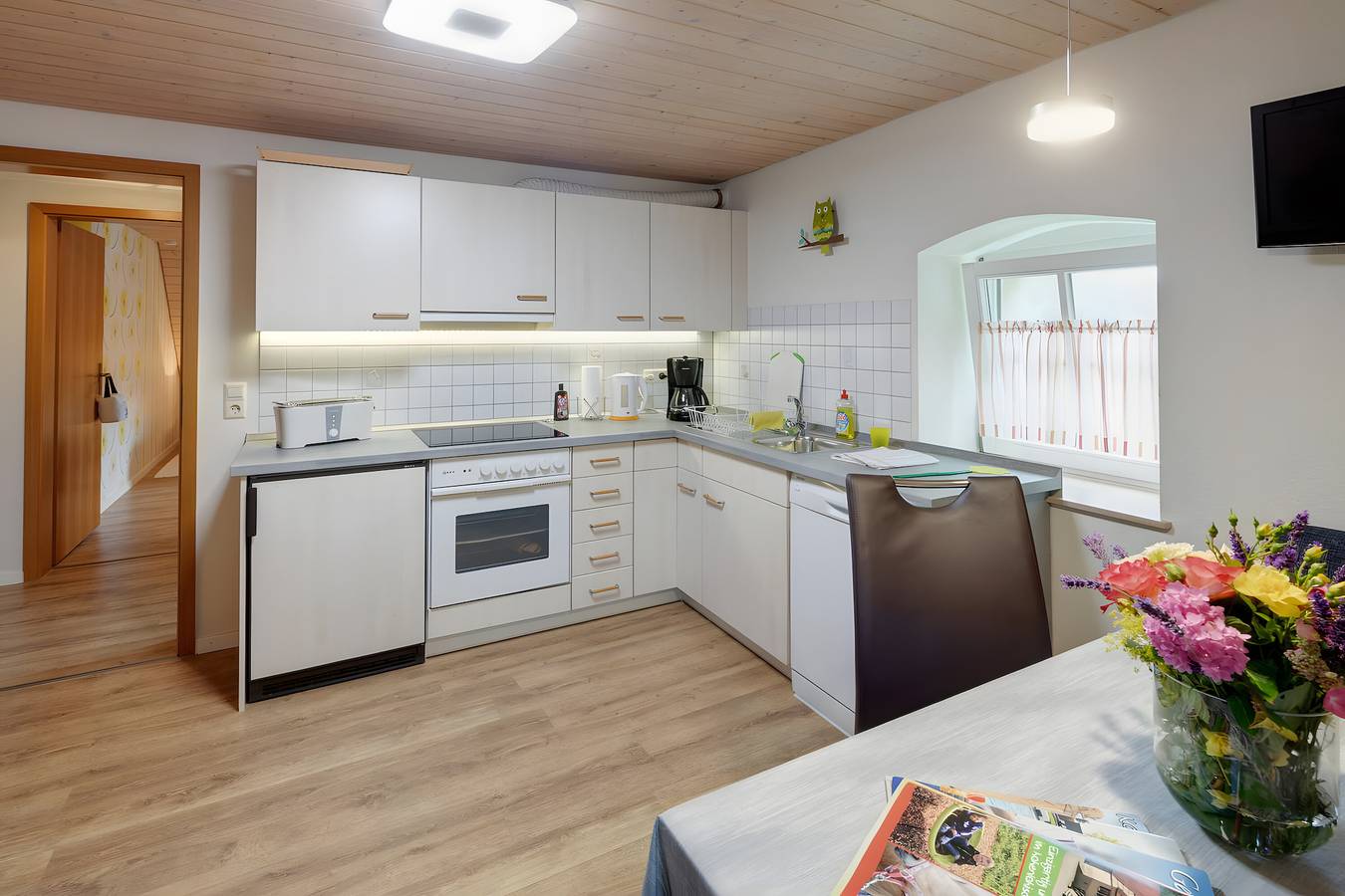 Ganze Wohnung, Ferienwohnung 'Löwenzahn' mit Gemeinschaftsterrasse, Gemeinschaftsgarten und Wi-Fi in Gerabronn, Hohenlohe