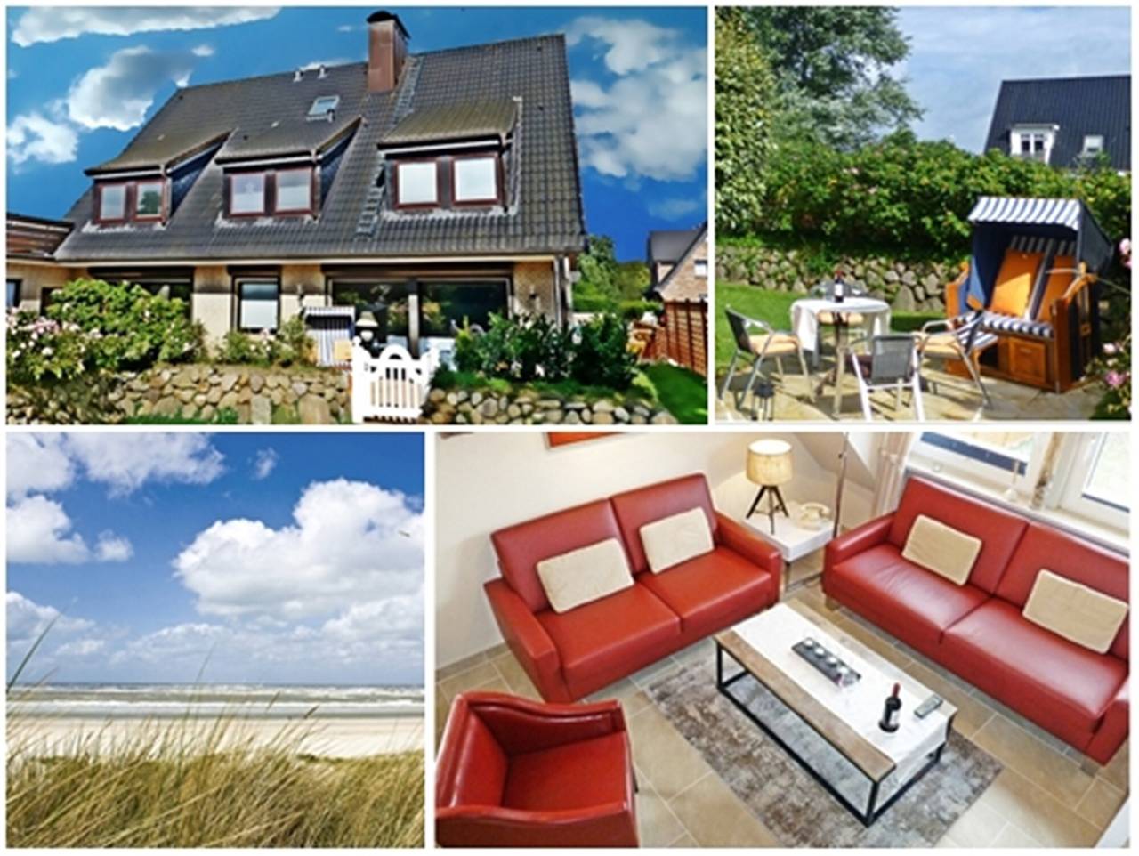 Ganze Wohnung, Ferienwohnung Deichwiese ,3 Zimmer mit Garten und  Wlan gratis in Sylt (Gemeinde), Sylt