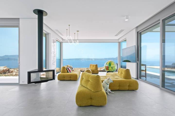 Villa für 4 Personen, mit Ausblick und Balkon/Terrasse sowie Meerblick, mit Haustier in Chania und Umgebung - 2