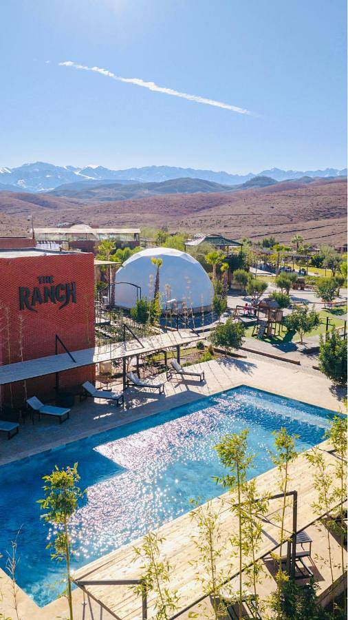 Maison d’hôte pour 2 personnes, avec bassin pour enfant et piscine ainsi que jardin et vue à Tahannaout - 3