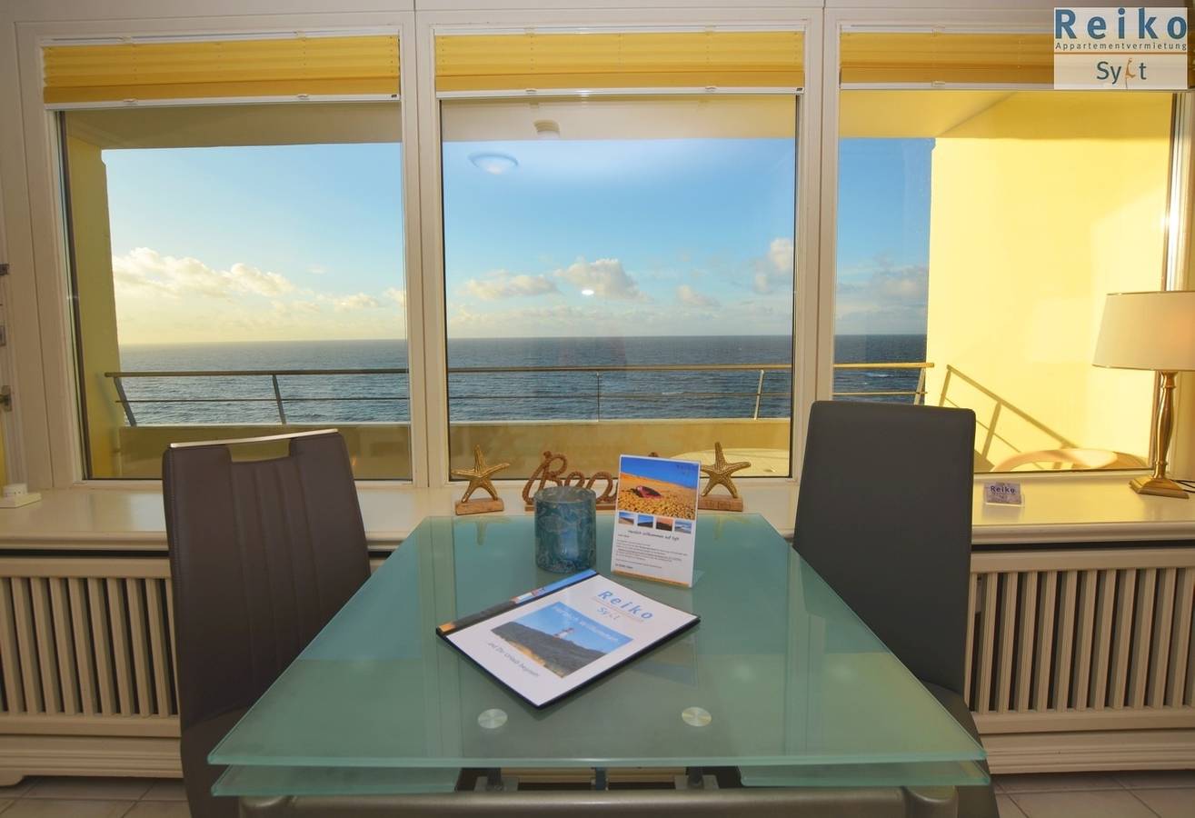 Ganze Ferienwohnung, 1-315, Seeseite, Haus Metropol, 13. Etage in Westerland, Sylt (Gemeinde)
