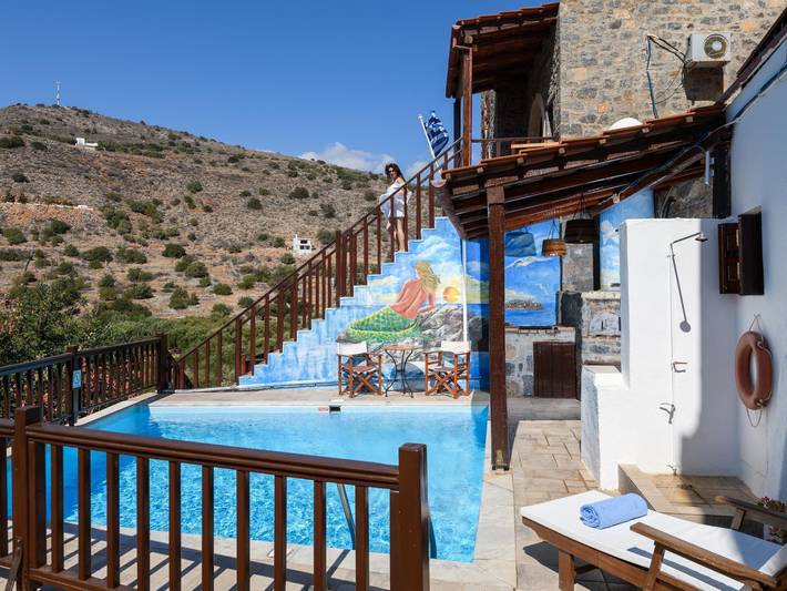 Location de vacances pour 6 personnes, avec piscine et terrasse, animaux acceptés dans Elounda - 4
