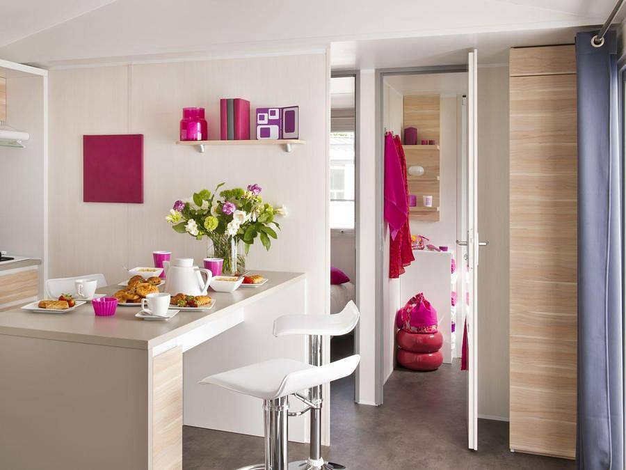 Camping la Forêt - Mobilhome 4 personnes - Mh2 O'Hara Passion Eco 28 m² in Saint-Jean-de-Monts, Vendée