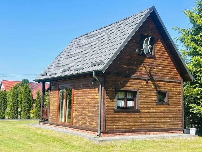 Domek letniskowy dla 7 osób, z widok i ogród w Pojezierze Iławskie