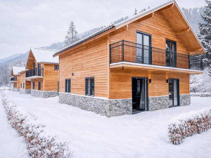 Chalet für 8 Personen, mit Balkon und Garten sowie Sauna - 1