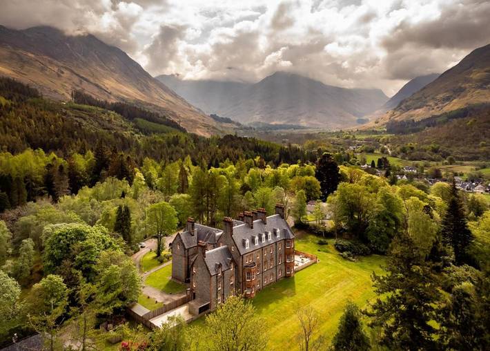 Hôtel pour 4 personnes, avec vue sur le lac ainsi que jardin et vue à Glencoe - 2