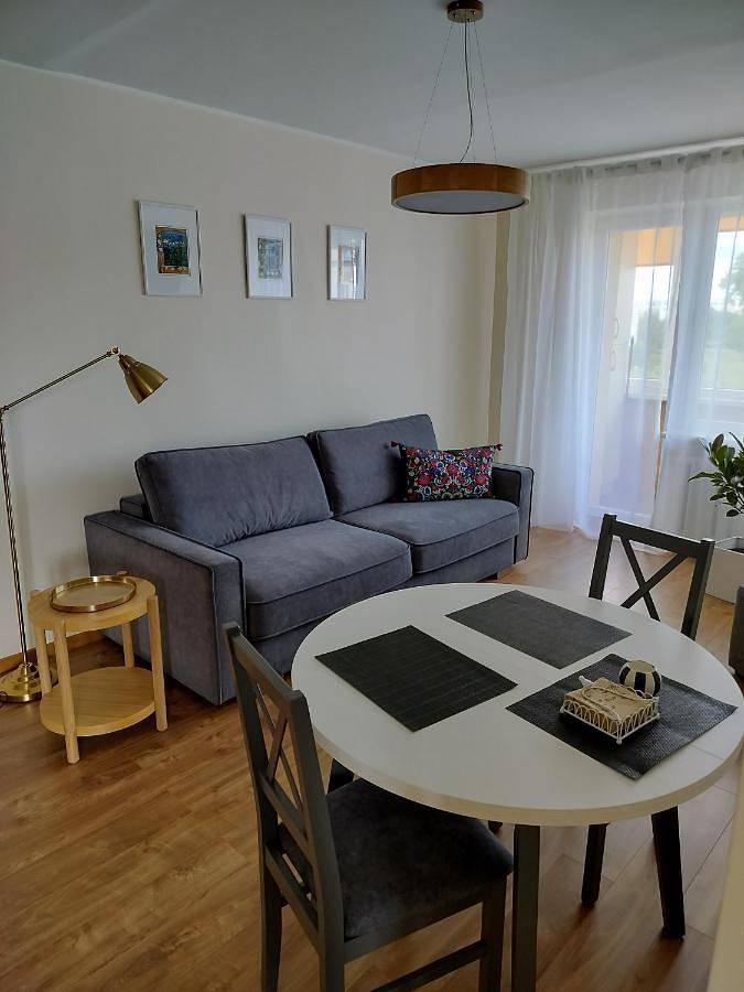 Ferienwohnung für 2 Personen, mit Balkon und Ausblick in Litauen